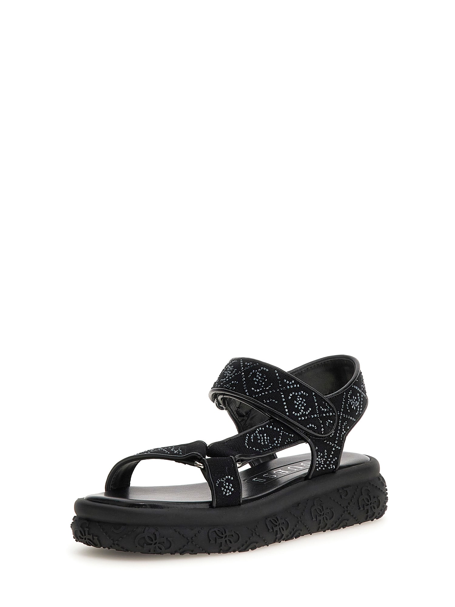 Сандалии GUESS, размер 39, черный — фото 1