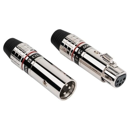 Tchernov Cable XLR Plug Ultimate / Male/female pair (Black) разъем iec c15 tchernov cable ac plug special female