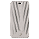 Чехол Mercedes Pure Line Booktype Leather Perforated для iPhone 6 / 6s - Grey - изображение