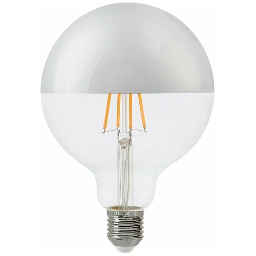 Светодиодная лампа Hiper THOMSON LED FILAMENT G125 7W 750Lm Е27 4500K silver