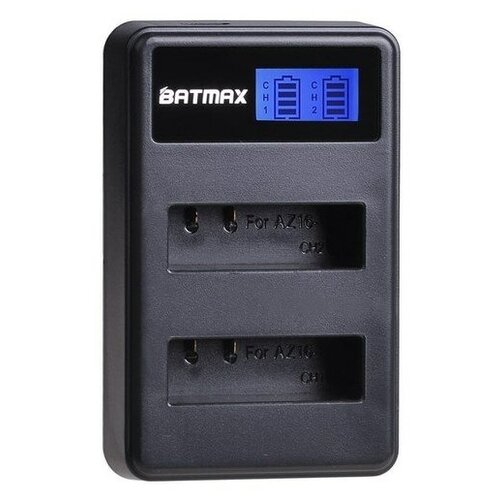 Зарядное устройство Batmax для 2 аккумуляторов AZ16-1 (для Xiaomi Yi 2) с LCD экраном