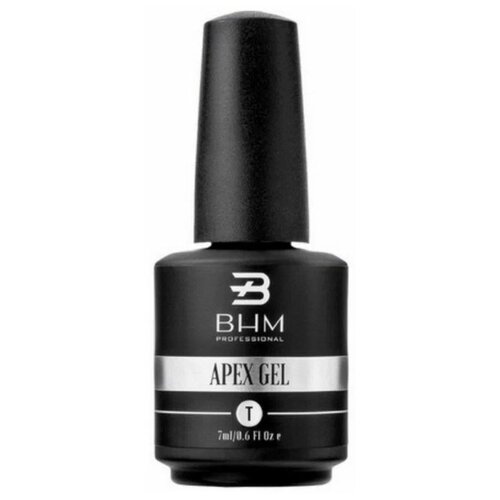 BHM Professional Верхнее покрытие Apex Gel Top, прозрачный, 7 мл