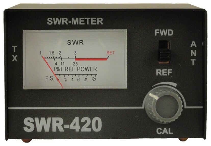 Комплект для настройки антенн 27 МГц (КСВ-метр Optim SWR-420 + кабель PL-PL 05 м)