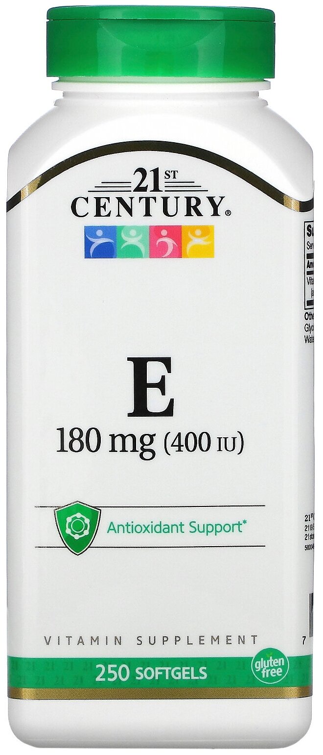 Капсулы 21st Century Vitamin E