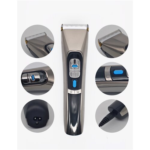 Профессиональная машинка для стрижки RoziaPro Триммер многофункциональный для бороды и усов RoziaPro уход для мужчинup 260000₽