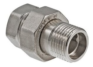 Соединитель с накидной гайкой (американка) прямой Valtec FM 3/4"(10/70) VTr.341. N.0005