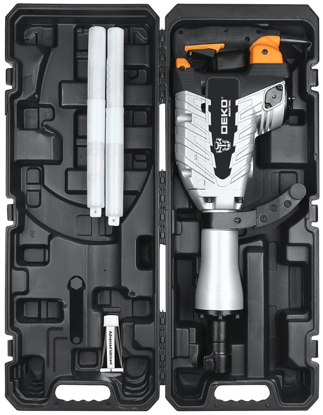 Молоток отбойный DEKO DKJH2050, 2050 Вт, 55 Дж, в кейсе - фотография № 3