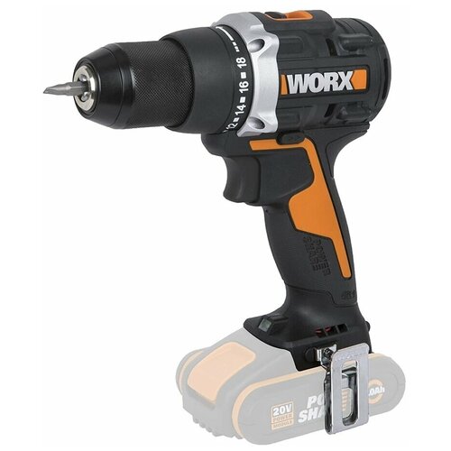 Дрель-шуруповерт аккумуляторная бесщеточная без АКБ и ЗУ WORX WX1029 1079000₽