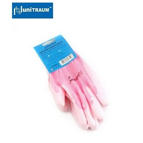 Перчатки универсальные (серо/белые), с полиуретановым покрытием. р-9