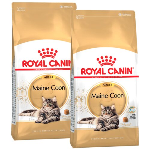 Сухой корм ROYAL CANIN MAINE COON ADULT для взрослых кошек мэйн кун (2 + 2 кг)