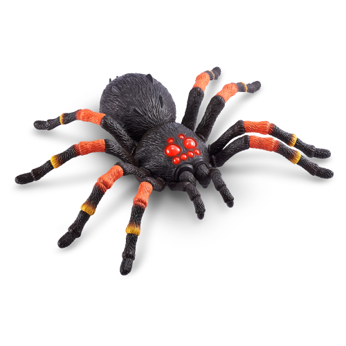 tarantula 30m0 08mm Робот ZURU ROBO ALIVE интерактивный гигантский черный тарантул со светящимися глазами, 7170