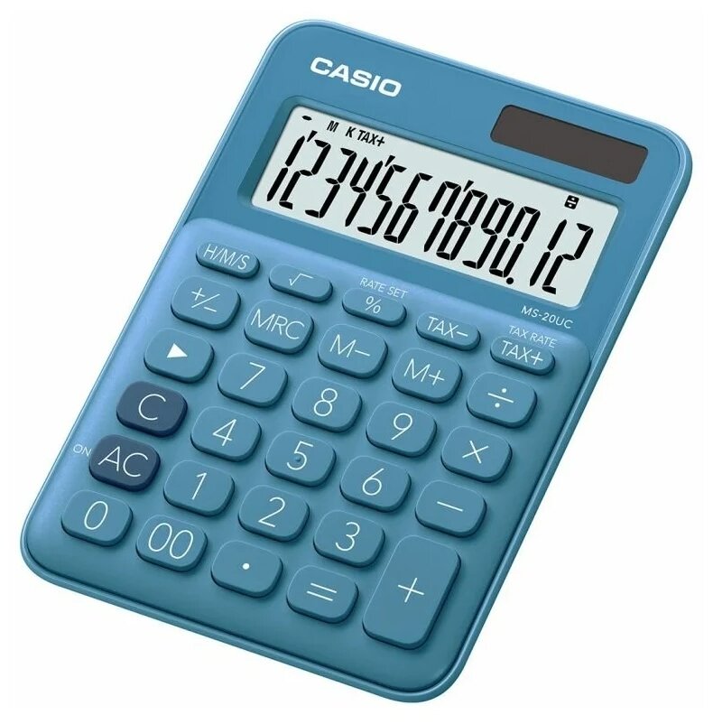 Калькулятор бухгалтерский CASIO MS-20UC-BU-S-EC