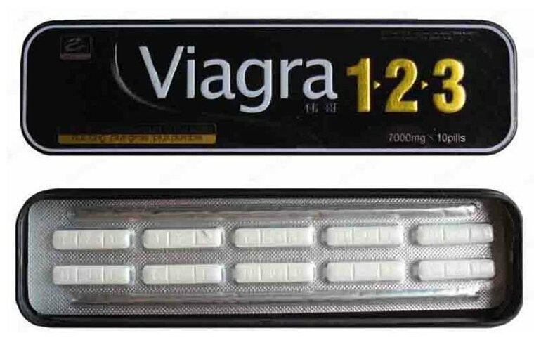 Возбуждающее средство для мужчин Виагра 123 Viagra 123 10 таблеток