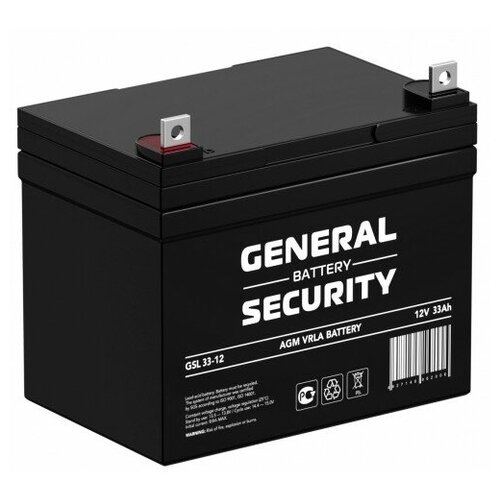 Свинцово-кислотный аккумулятор General Security GSL 33-12 (12 В, 33 Ач)