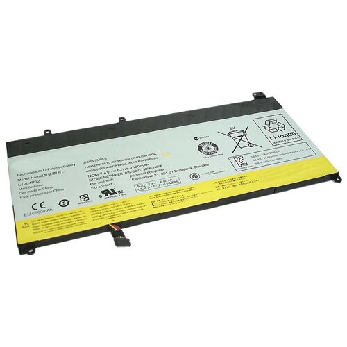 Аккумуляторная батарея для ноутбука Lenovo IdeaPad U430p U530 (L12L4P62) 52Wh new original for lenovo ideapad u430 u430p palmrest cover shell hebrew version keyboard bezel top upper case black 3klz9talv30