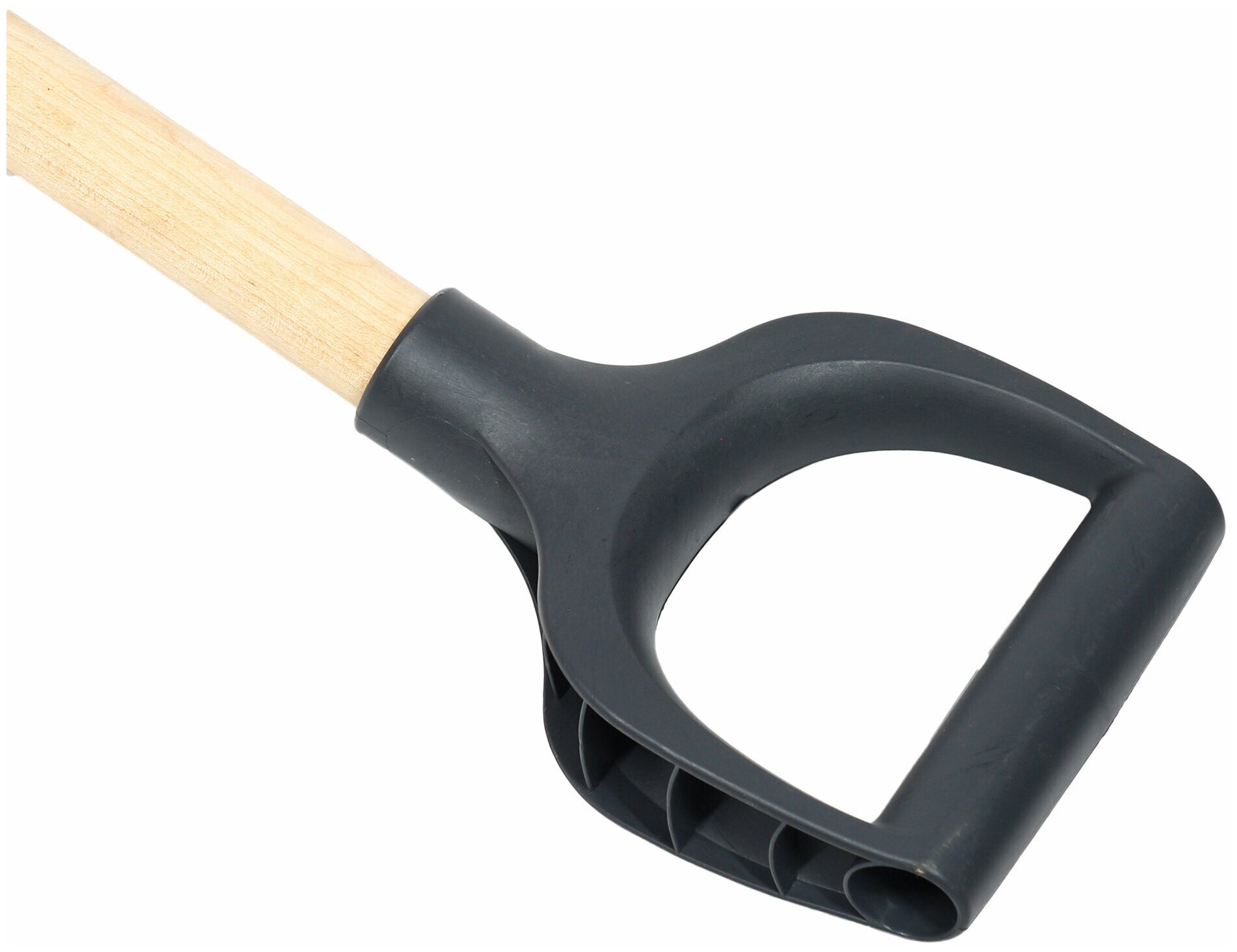 Ручка BlagPlast для черенка V-образная усиленная пластиковая, d32 мм, цвет черный - фотография № 2