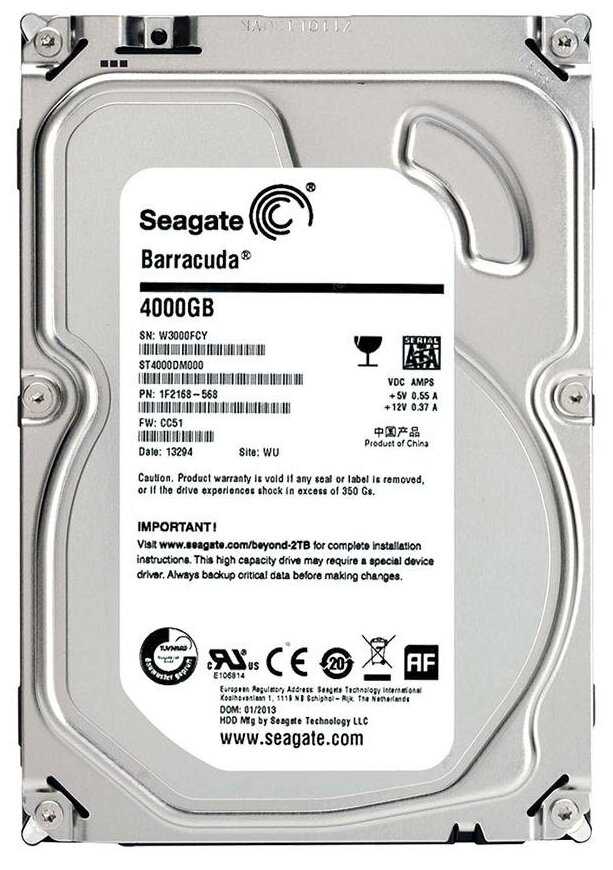 Жесткий диск Seagate 4 ТБ ST4000DM000