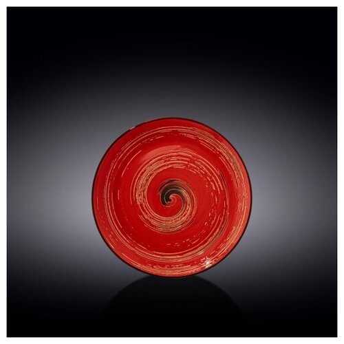 Тарелка круглая 18 см красная Wilmax