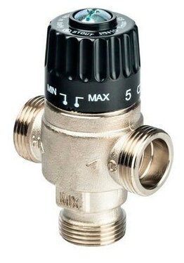 SVM-0125-186520 STOUT Термостатический смесительный клапан для систем отопления и ГВС 3/4" НР 30-65°С KV 1,8 - фотография № 3