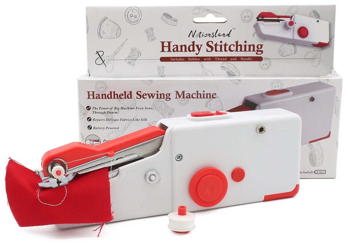 L430043 Ручная портативная швейная машинка Handy Stitch - фотография № 5