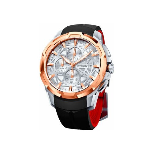 фото Мужские стальные часы sokolov 344.76.00.000.05.01.3