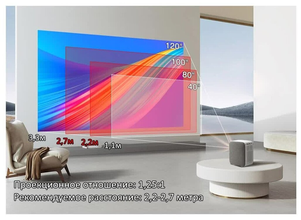 Проектор TouYinger H6 Full HD 1080p Android