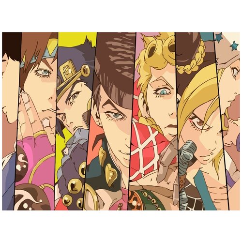 Картина по номерам на холсте Аниме JOJO (Джованна, Джотаро, ДжоДжо) - 8951 Г 30x40 картина по номерам на холсте аниме jojo джованна джотаро джоджо 7732 г 30x40