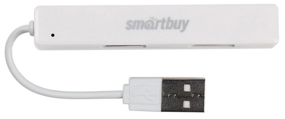 USB - Xaб Smartbuy 4 порта белый (SBHA-408-W) (1/5)
