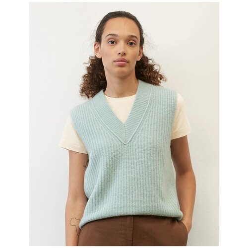 фото Жилет женский, marc o’polo, 208605163153, размер: s: цвет: синий (801) marc o'polo