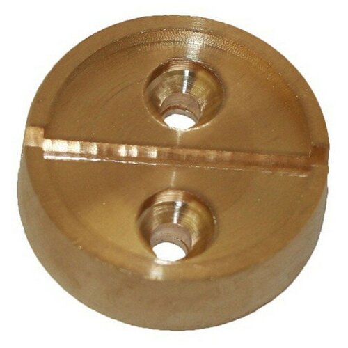 Плашка металл. на 1 печать, диаметр 29 мм, 2шт/уп, латунь