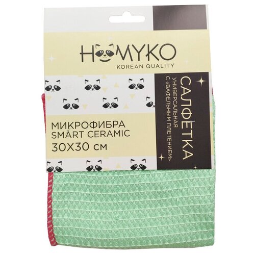 Салфетка HOMYKO Из Микрофибры для Ухода за Керамической Поверхностью 1 шт