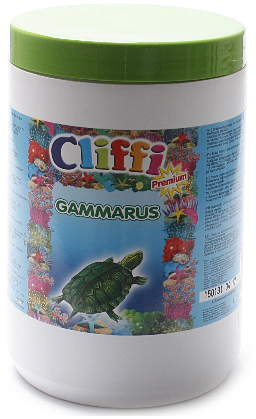 Cliffi для черепах, большие сушеные креветки, 250мл (Gambabig) PCAA308, 30 г - фотография № 3