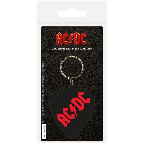 Брелок Pyramid: AC/DC (Plectrum) Rubber Keychain