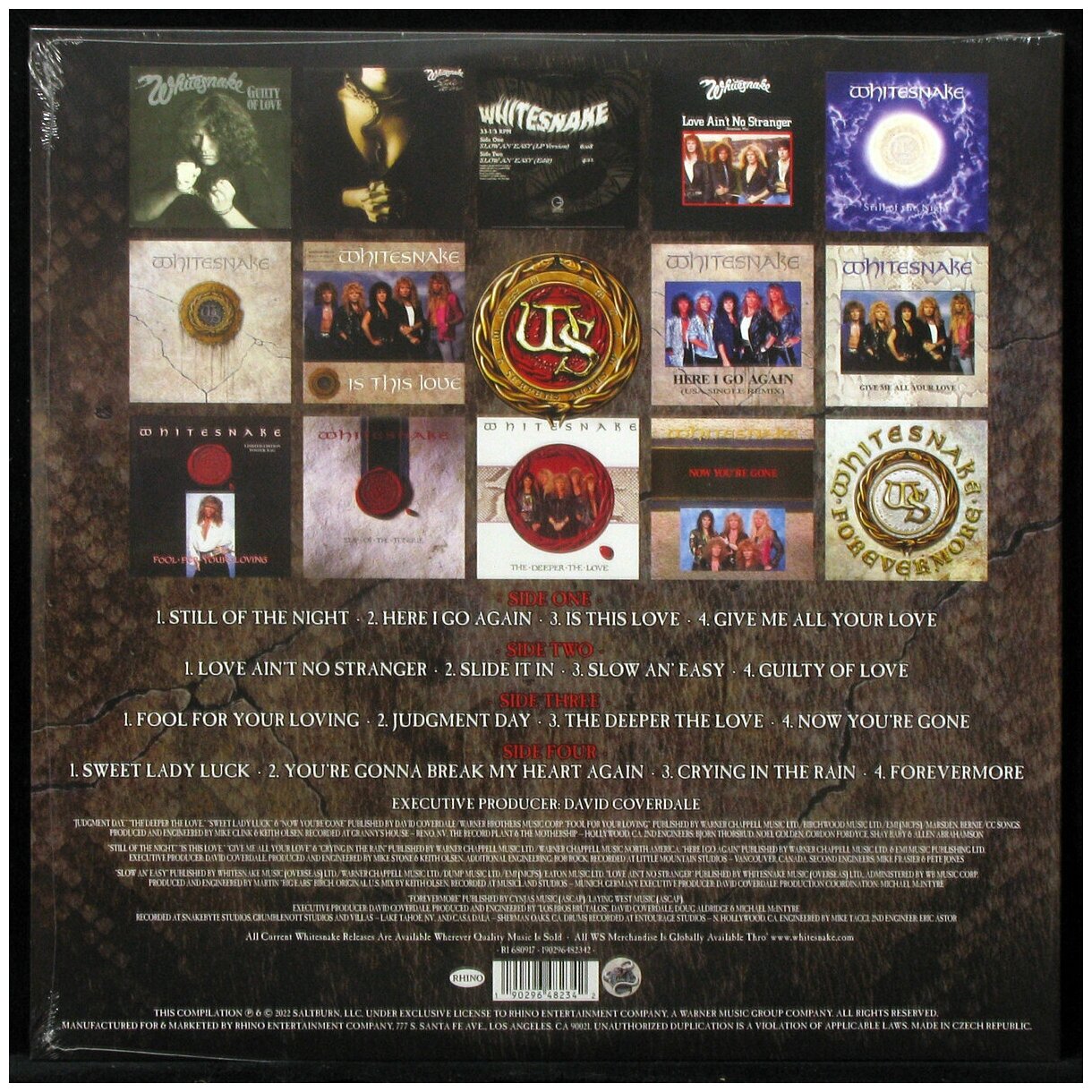 Whitesnake Whitesnake - Greatest Hits (limited, Colour, 2 LP) Warner Music - фото №3