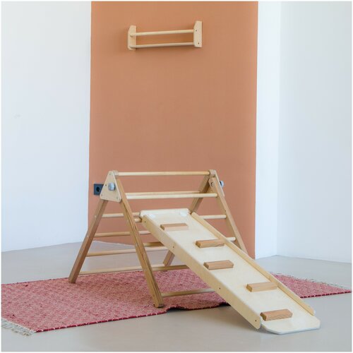 Детский деревянный спортивный комплекс 