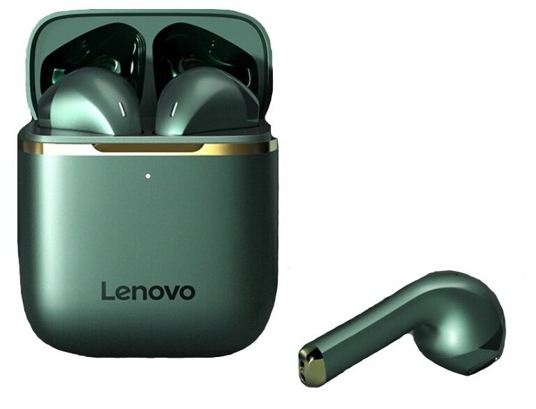 Беспроводные наушники Lenovo Bluetooth Earphones H16 TWS Green