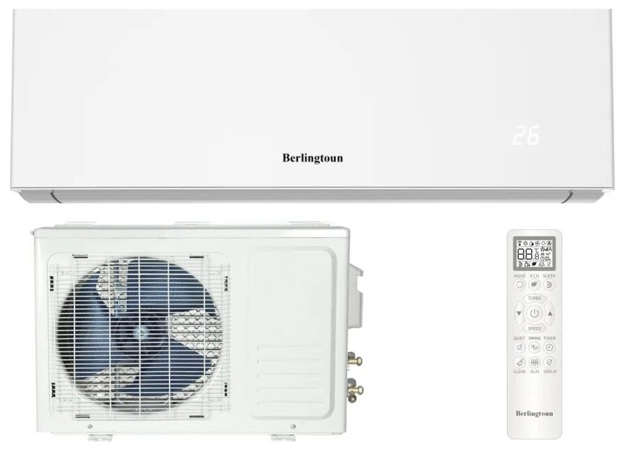 Сплит-система Berlingtoun BR-24CST1 Bristol кондиционер настенный до 70 кв. м. - фотография № 3