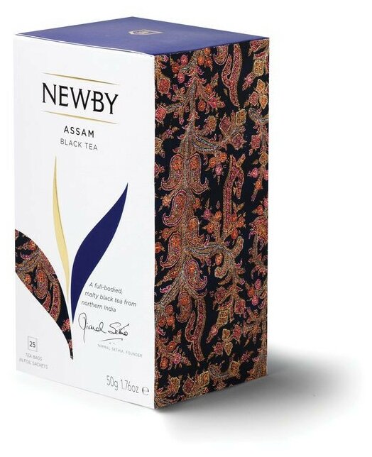 Чай Newby Ассам черный 25 пакетиков