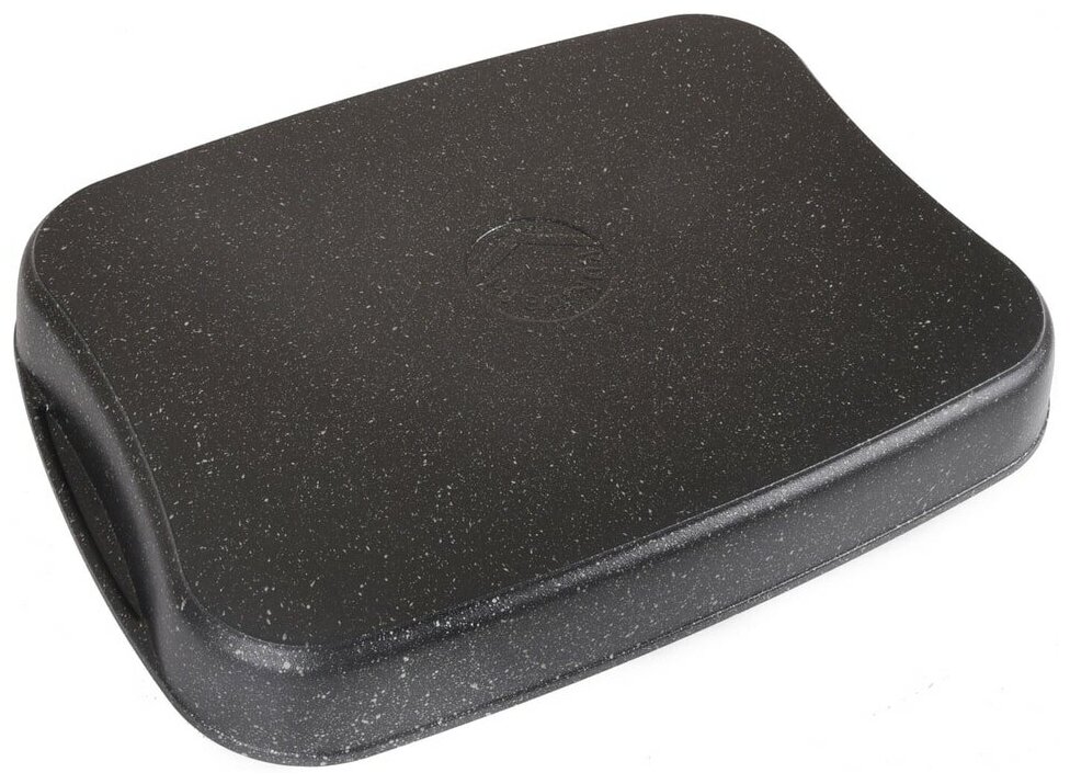 фото Противень KUKMARA Темный мрамор литой 36,5х26х5,5 см