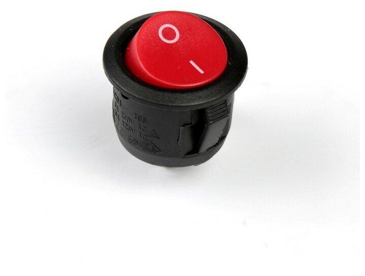 Кнопка - выключатель, без подсветки - фотография № 1