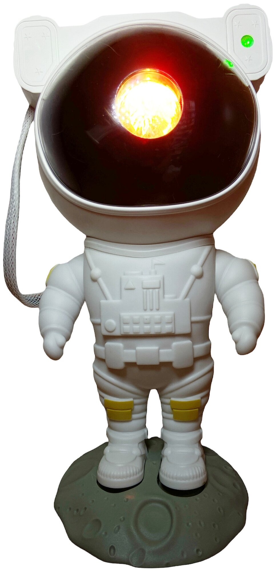 Светильник космонавт, светильник настольный космос, светильник белый, 8 режимов, смена цвета, защита от короткого замыкания - фотография № 1