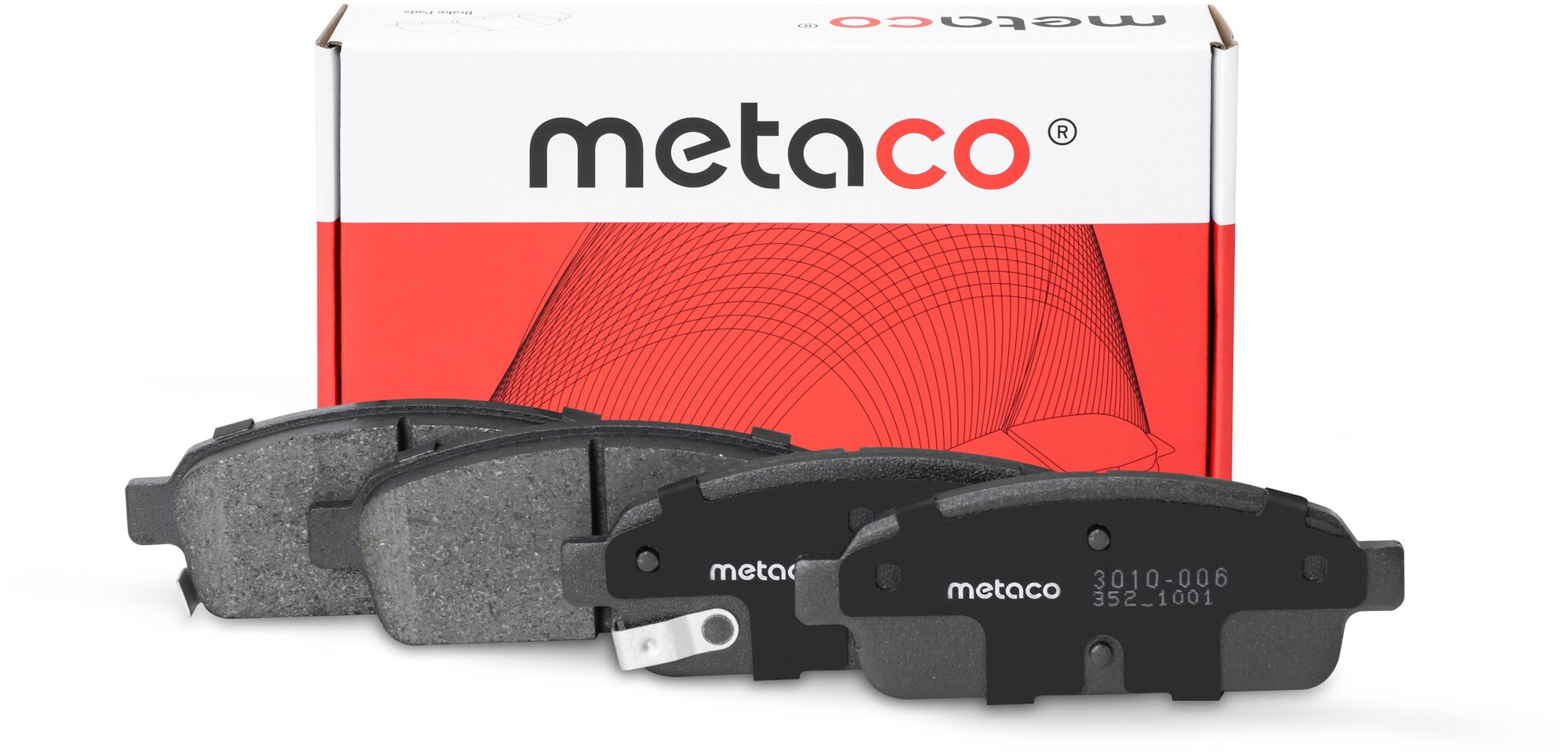 Колодки тормозные задние дисковые к-кт Metaco 3010-006