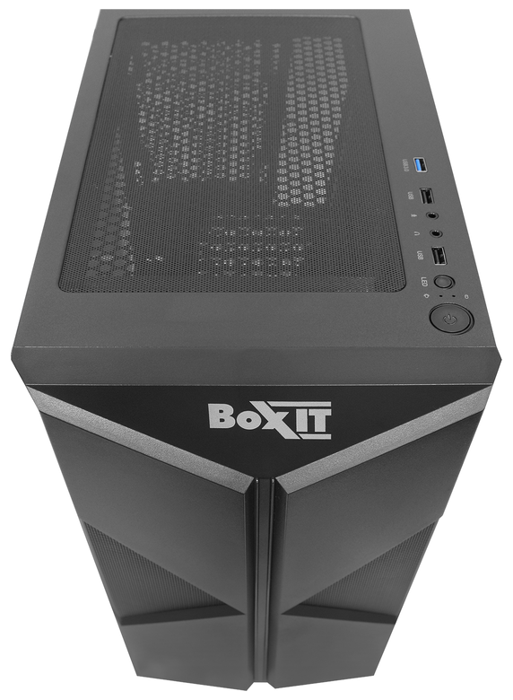 Корпус BoxIT 4709BB Midi-Tower  черный
