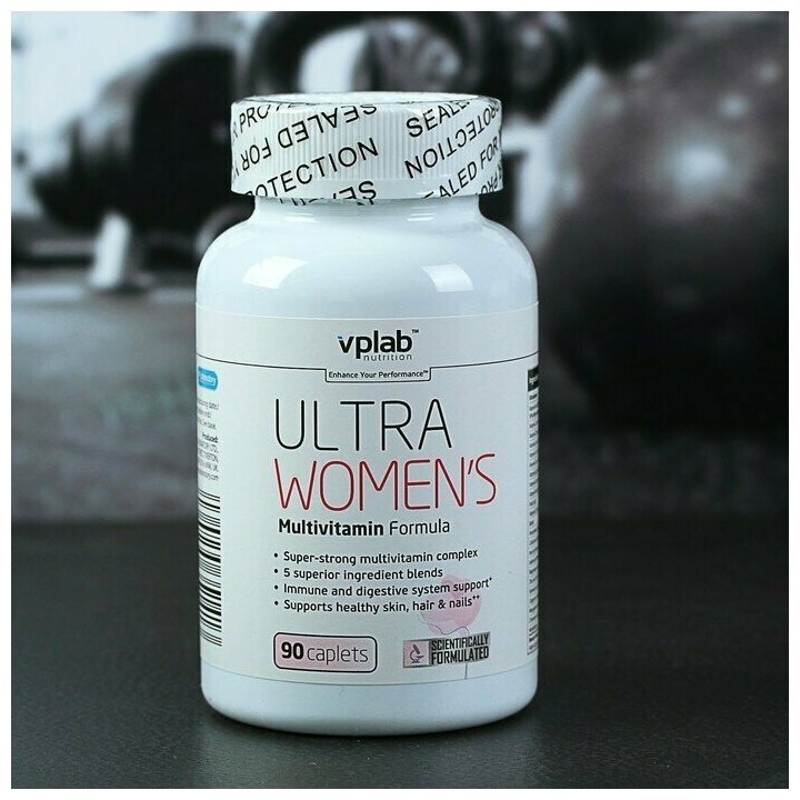 Витамины и минералы комплекс для женщин VPLAB Ultra Women's Multivitamin Formula активность и энергия 90 капсул