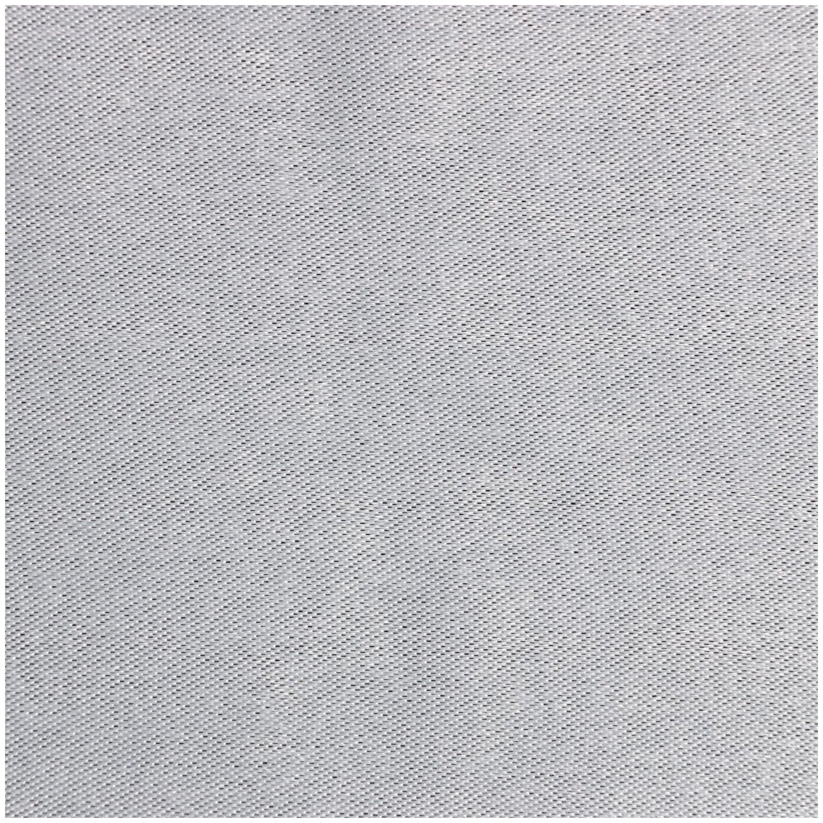 Портьеры Этель Классика на ленте, 270х300 см, 1 шт., серый - фотография № 2