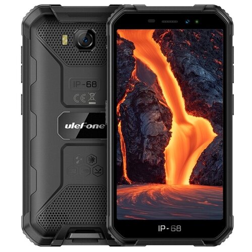 Смартфон Ulefone Armor X6 Pro 4/32 ГБ Global, Dual nano SIM, черный ulefone armor x3 5 5 hd mobile phone ip68 rugged waterproof smartphone android 9 0 quad core 2g 32g telephone 5000mah cellphone