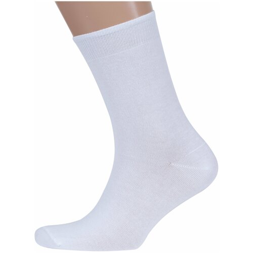 Носки ХОХ, размер 25 (39-41), белый мужские короткие спортивные носки хох черные размер 25 39 41