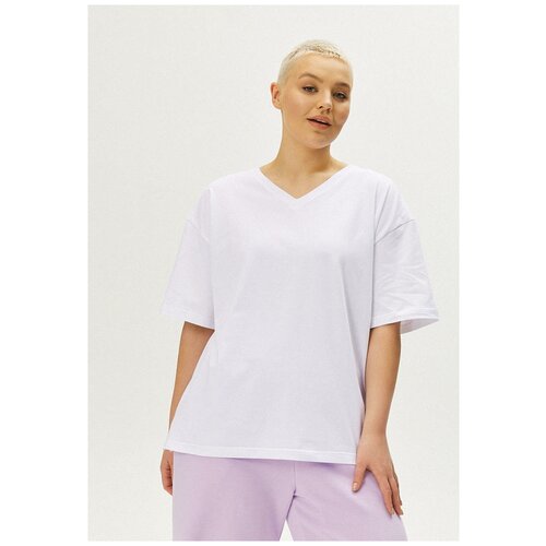 фото Футболка с v-образным вырезом 4forms белый
