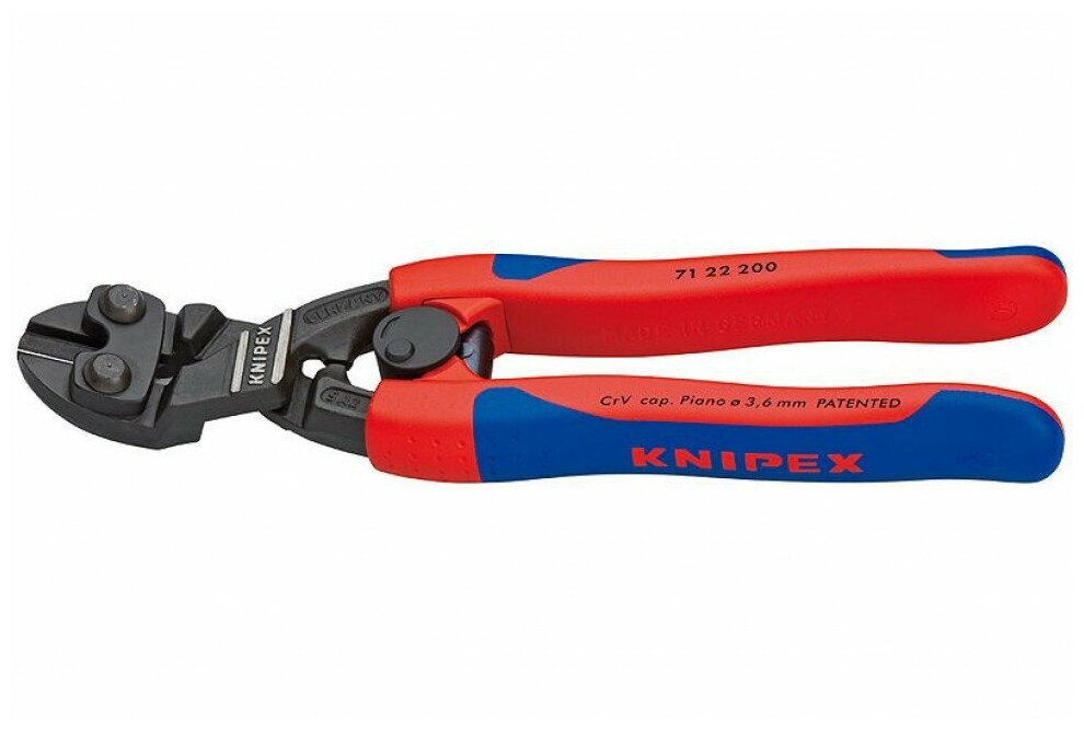 Компактный болторез изогнутый под углом CoBolt® KNIPEX KN-7122200