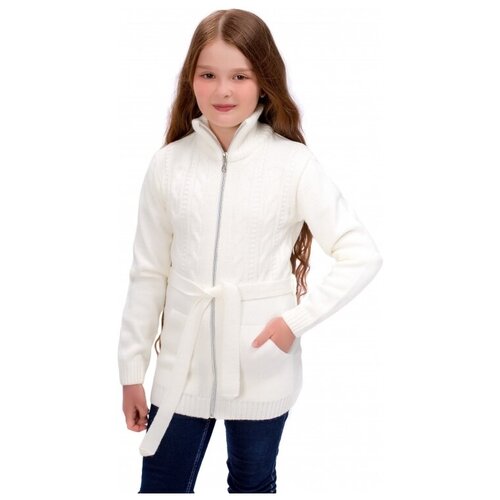 Кардиган для девочек, цвет синий, рост 152-158см